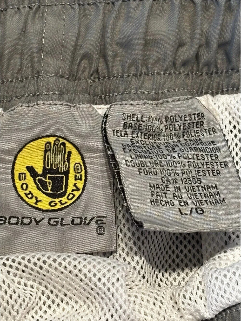Body Glove Swim Trunks Mens L Water Activated Mesh Lined NWT